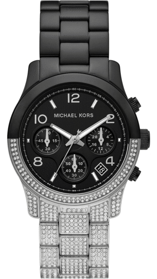 Michael Kors Runway Pavé Two-Tone Watch MK7433