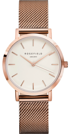 ROSEFIELD The Tribeca White Rose Gold TWR-T50