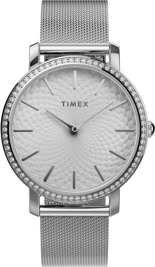 TIMEX Transcend 34mm Stainless Steel Bracelet Watch TW2V52400