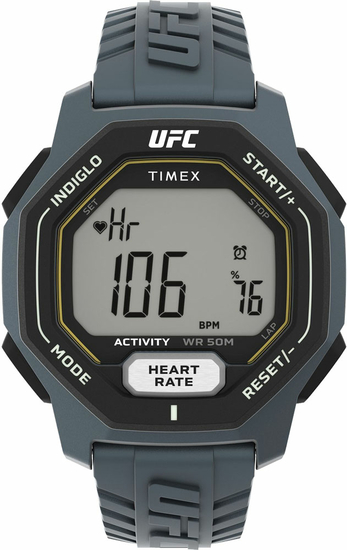TIMEX UFC Spark 46mm Resin Strap Watch TW2V83900