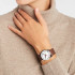 MONDAINE SIMPLY ELEGANT 36mm brown leather watch A400.30351.12SBG
