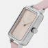 Esprit Square-Shaped Watch with a Leather Strap ES1L360L0085